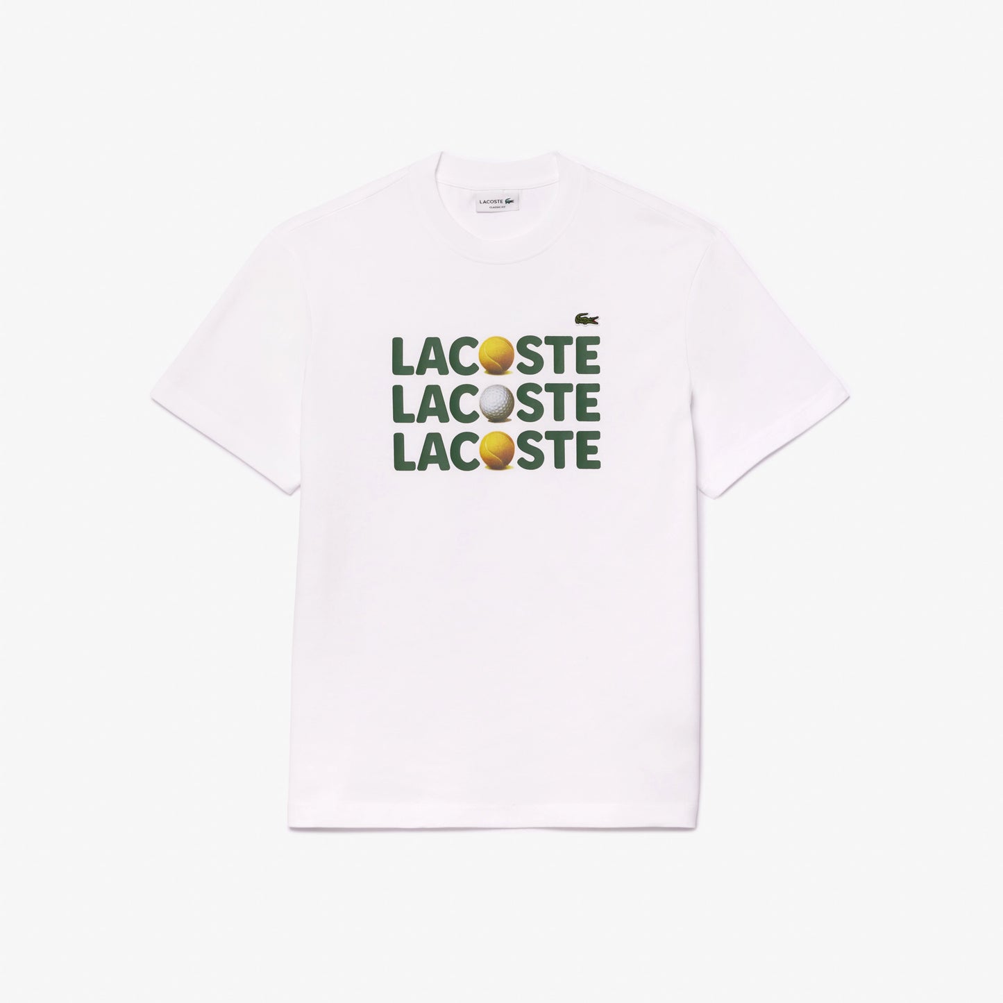 Lacoste Ball Print Tee TH737000001 // VIT