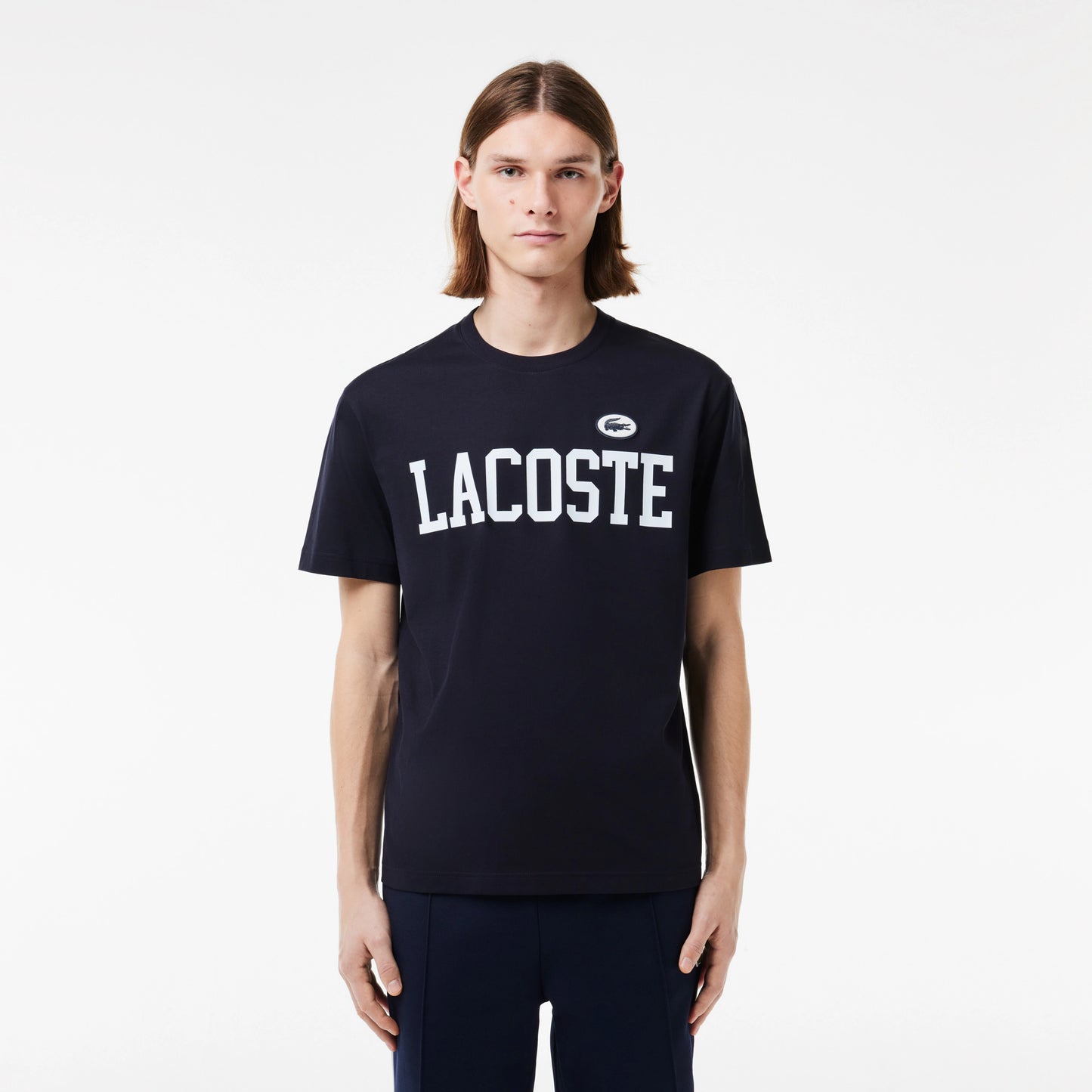 Lacoste Contrast P&B Tee TH7411 // NAVY