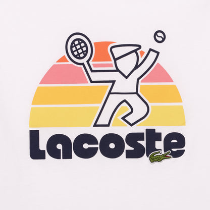 Lacoste Effect Tennis Tee TH8567 // WHITE