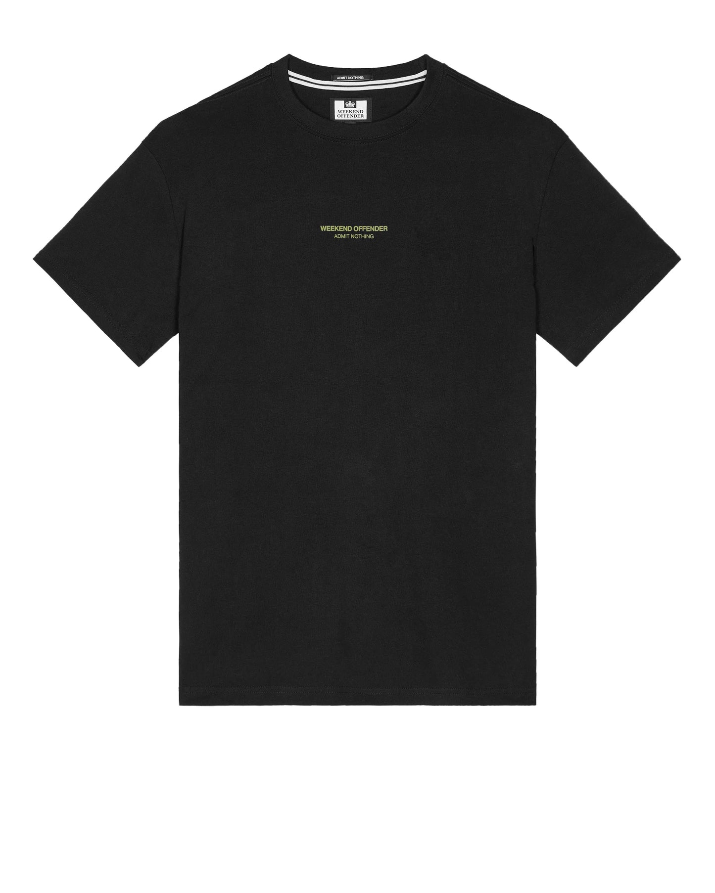 Weekend Offender Millergrove T-Shirt // BLACK/PERIDOT GREEN