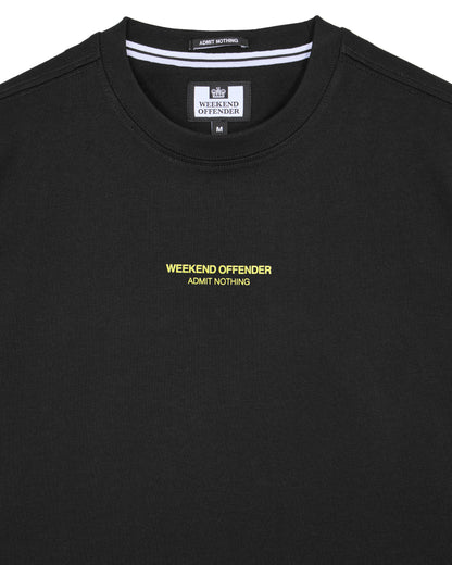 Weekend Offender Millergrove T-Shirt // BLACK/PERIDOT GREEN