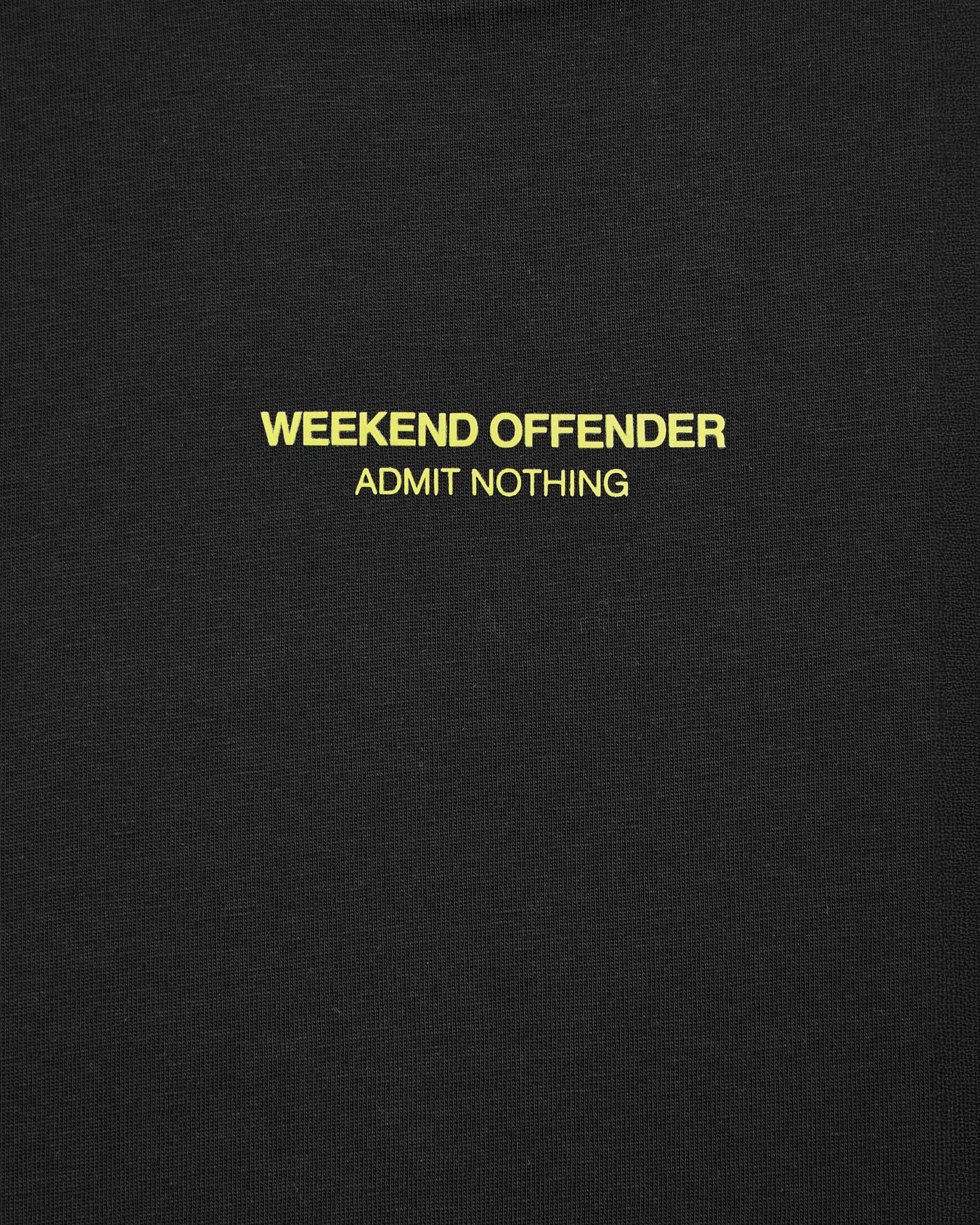 Weekend Offender Millergrove T-Shirt // BLACK/PERIDOT GREEN