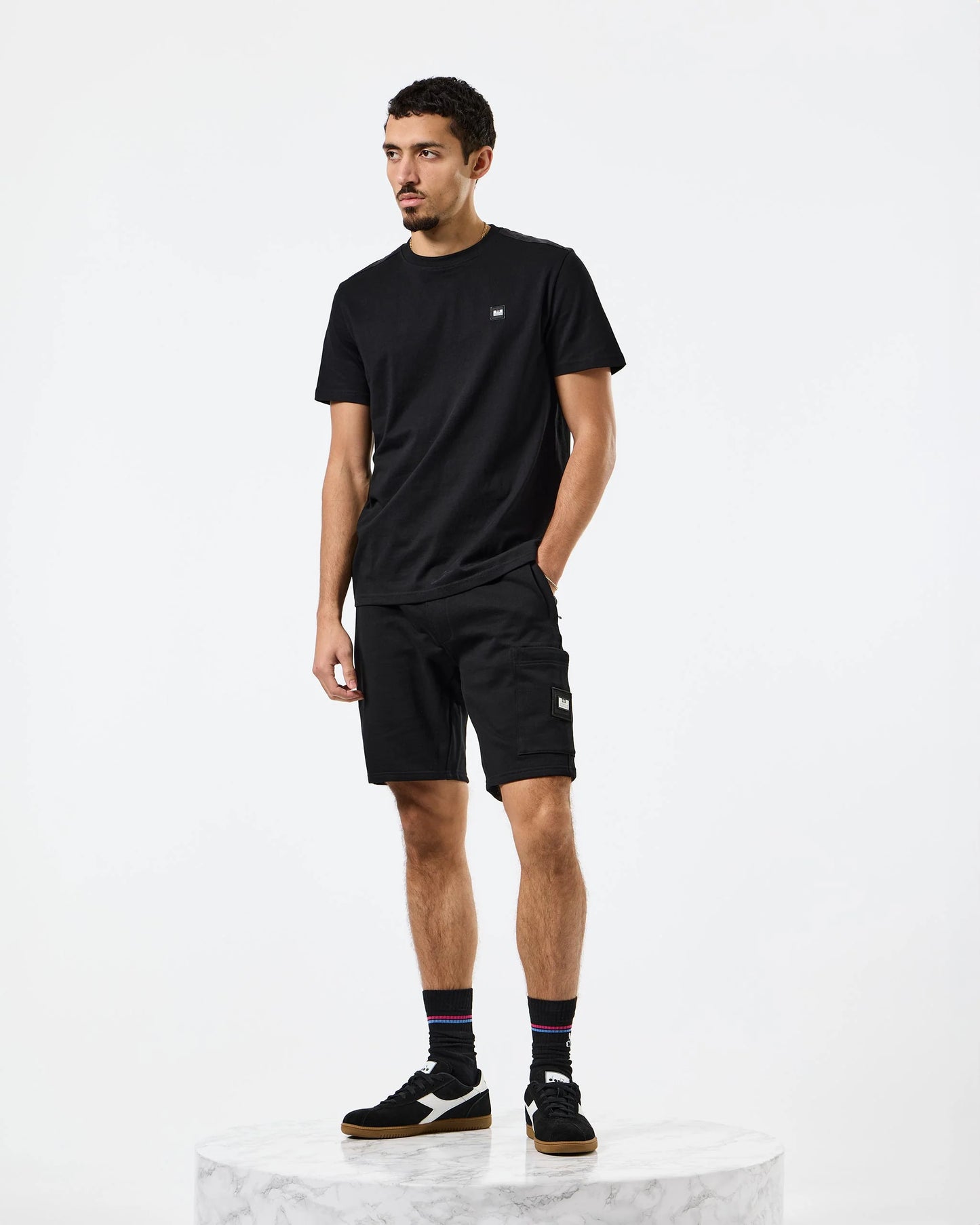 Weekend Offender Hawkins Jogger Shorts // BLACK