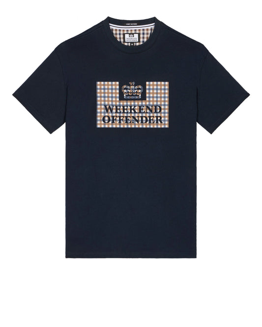 Weekend Offender Schevchenko T-Shirt // NAVY/MID HOUSE