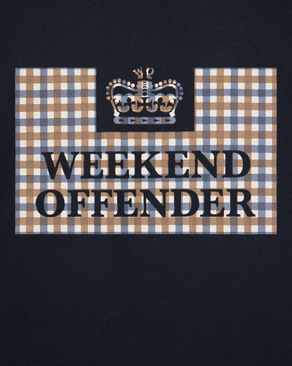 Weekend Offender Schevchenko T-Shirt // NAVY/MID HOUSE