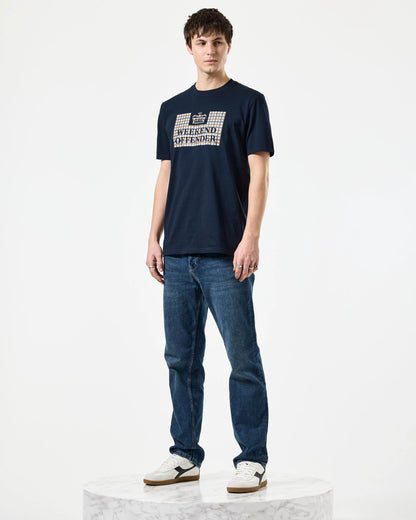 Weekend Offender Schevchenko T-Shirt // NAVY/MID HOUSE