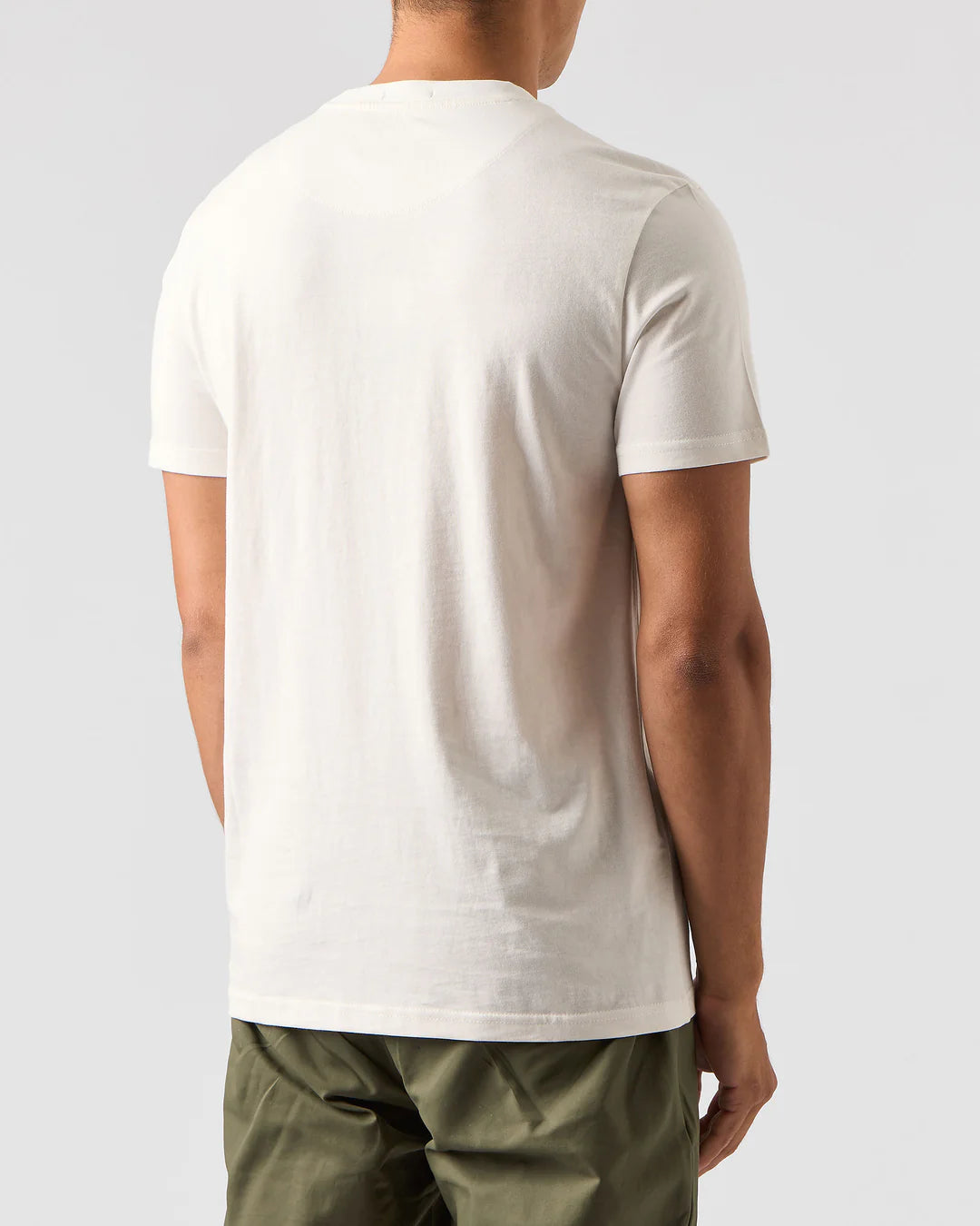 Weekend Offender Lens Mesh Pocket Tee // WINTER WHITE