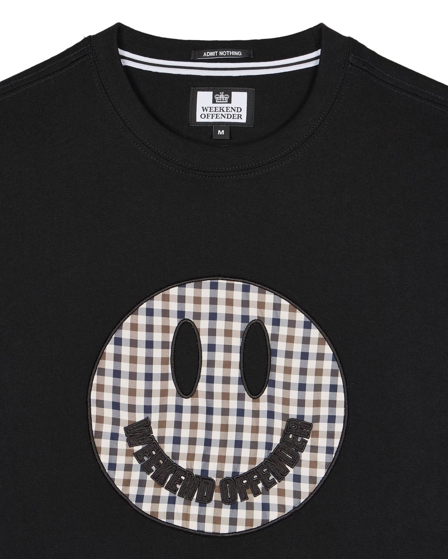 Weekend Offender Tambay Smiley T-Shirt // BLACK