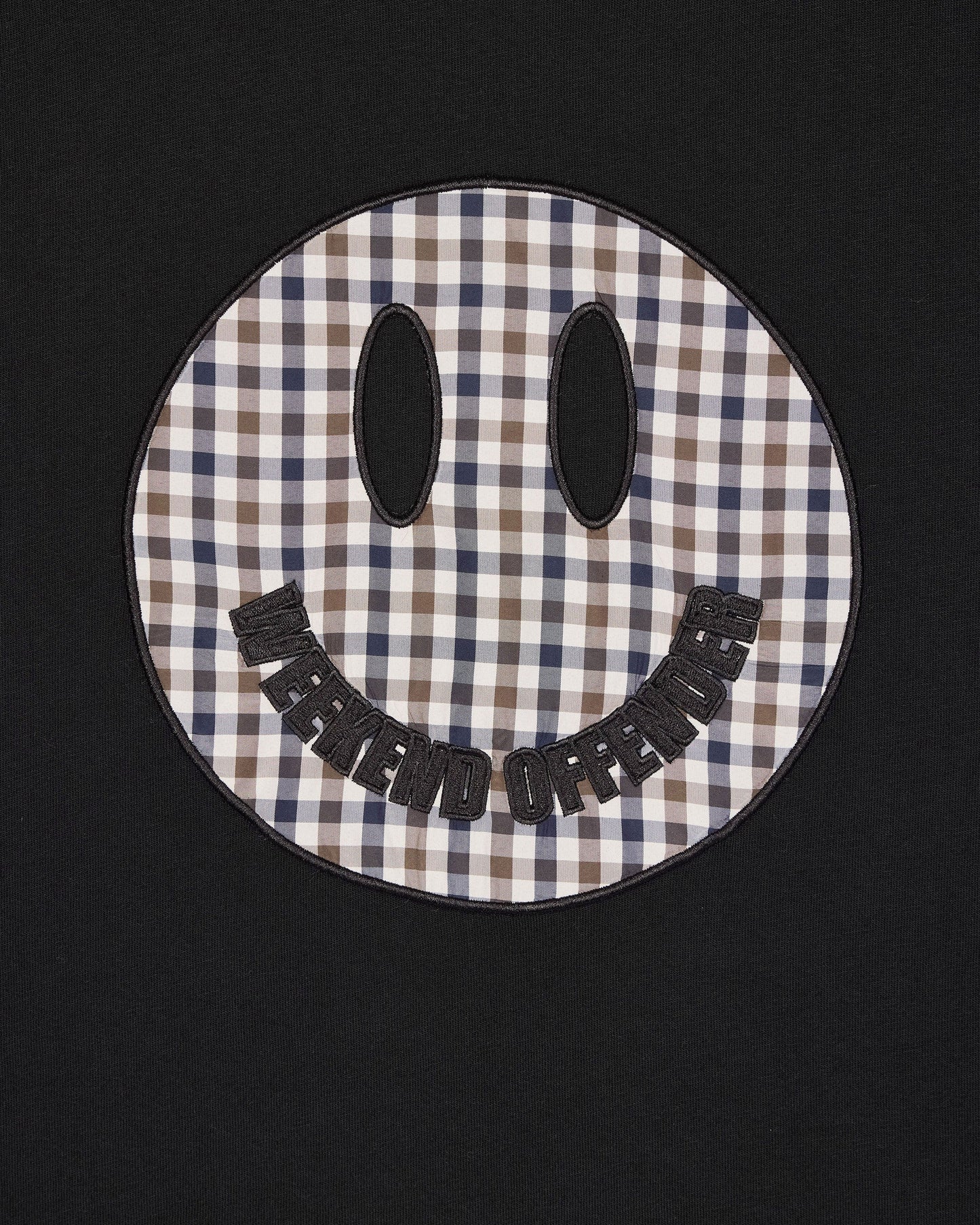 Weekend Offender Tambay Smiley T-Shirt // SVART