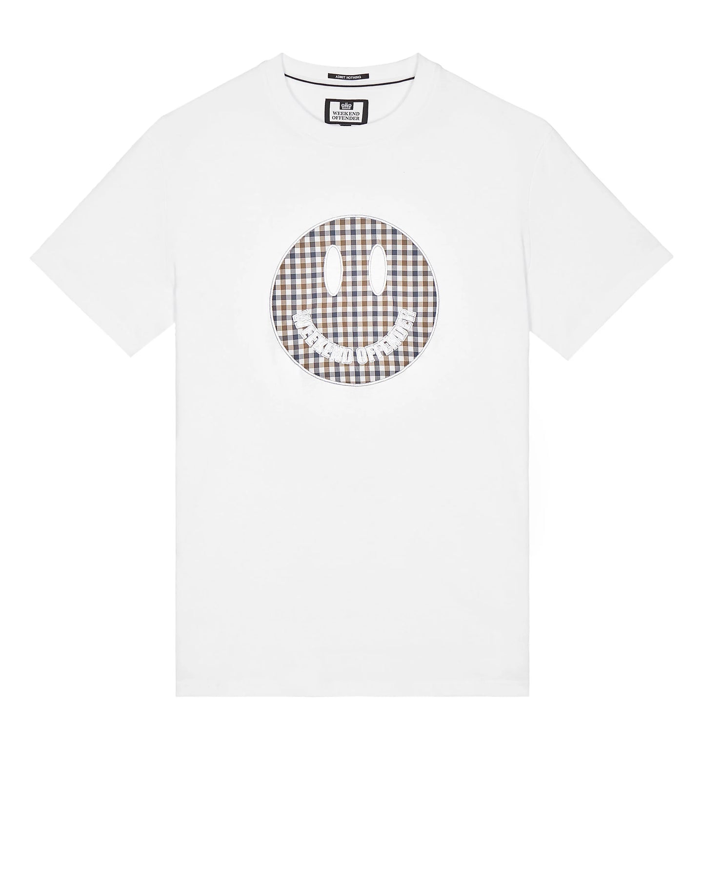 Weekend Offender Tambay Smiley T-Shirt // WHITE