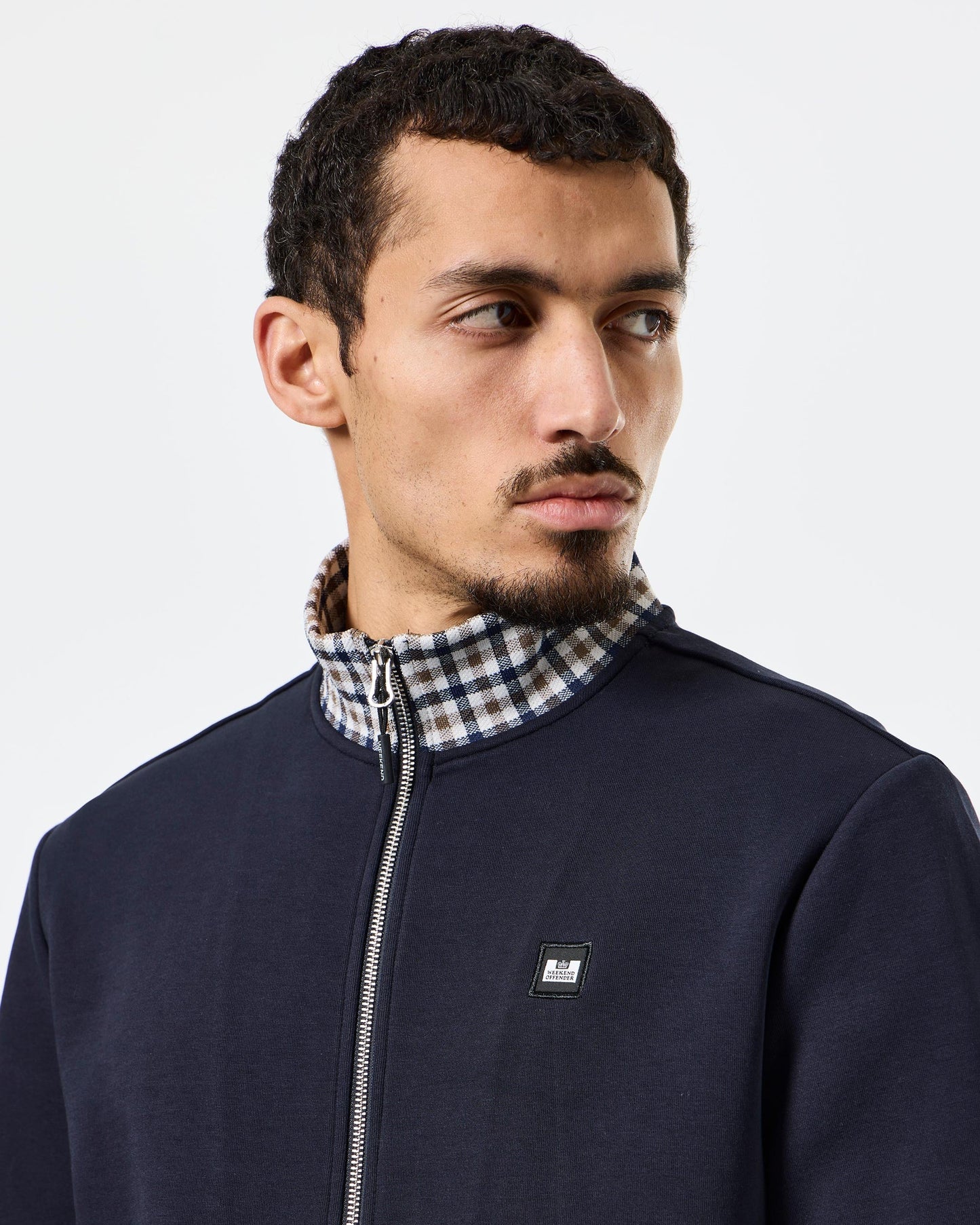 Weekend Offender Alameda Track Top // NAVY