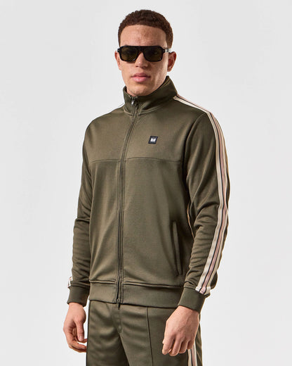 Weekend Offender Navagio Track Top // CASTLE GREEN