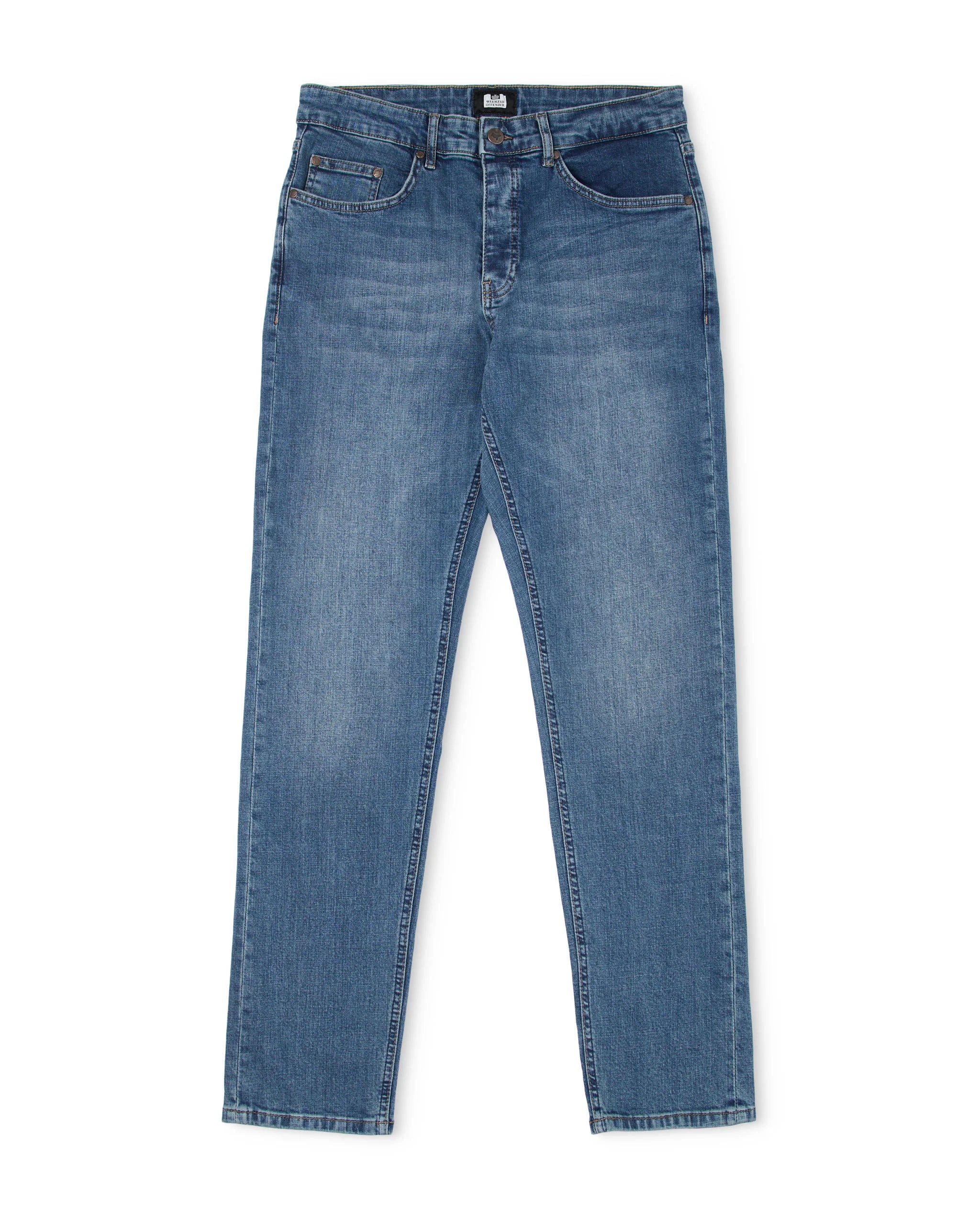 Weekend Offender Tapered Fit Denim Jeans // WASHED VINTAGE