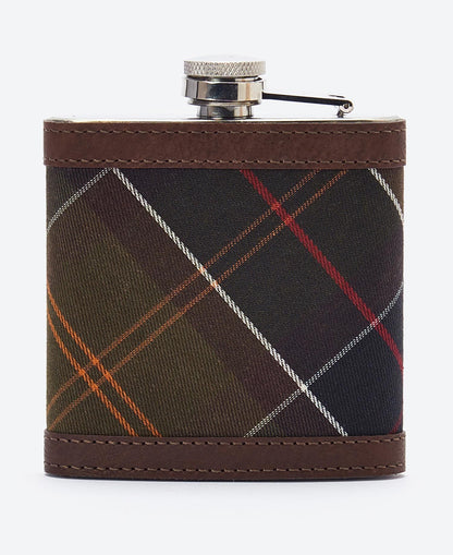 Barbour Hip Flask // DARK BROWN