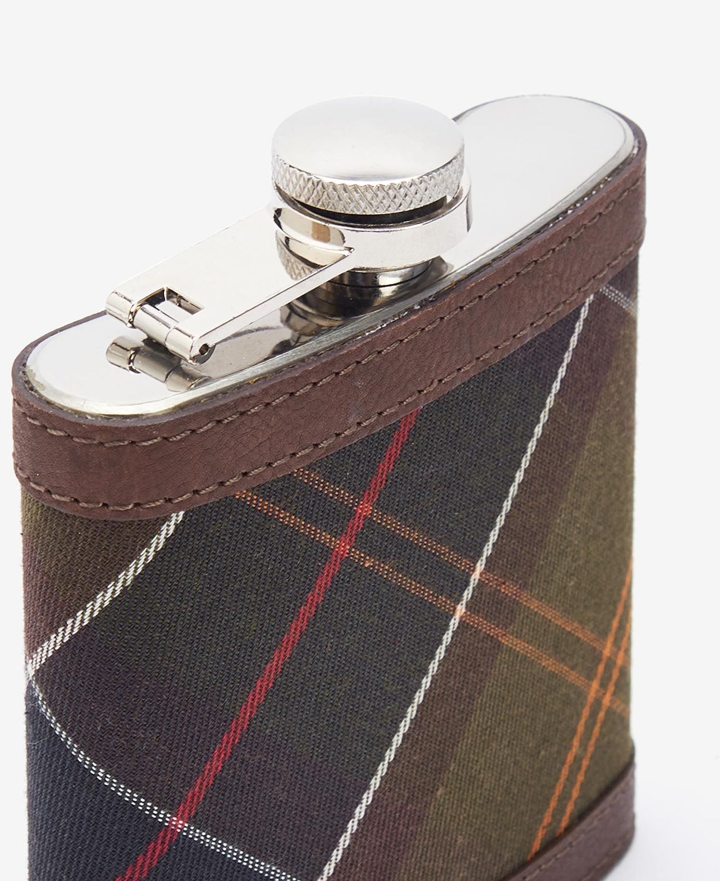 Barbour Hip Flask // DARK BROWN