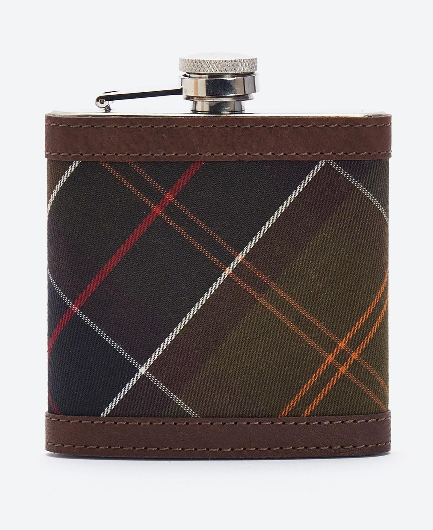 Barbour Hip Flask // DARK BROWN