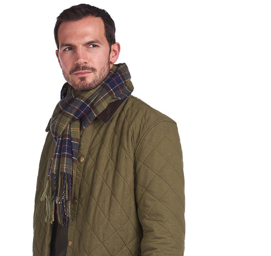 Barbour tartan Lambswool Scarf // CLASSIC TARTAN
