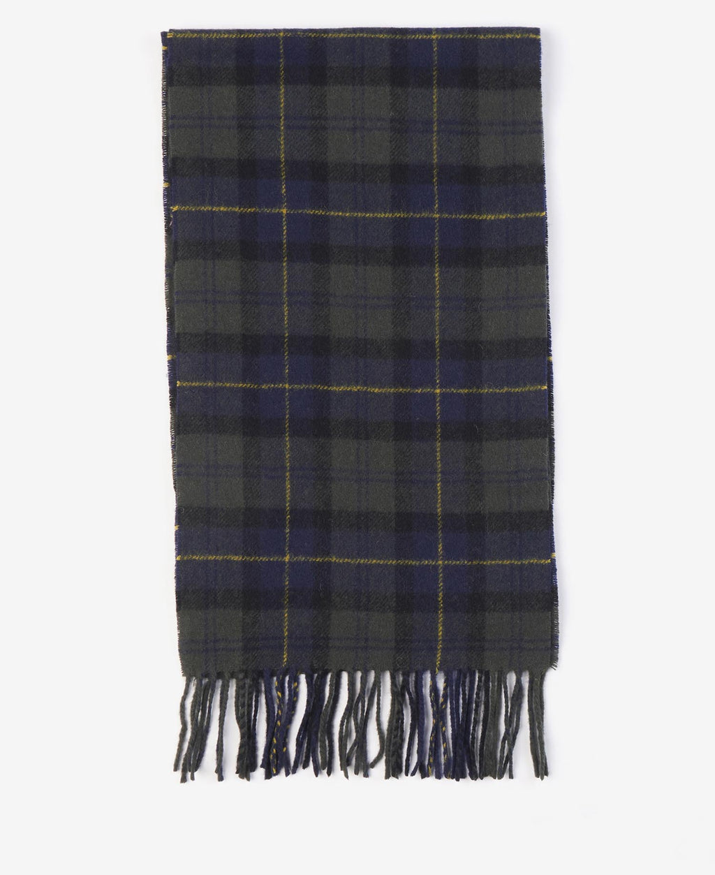 Barbour tartan Lambswool Scarf // OLIVE NIGHT TN28
