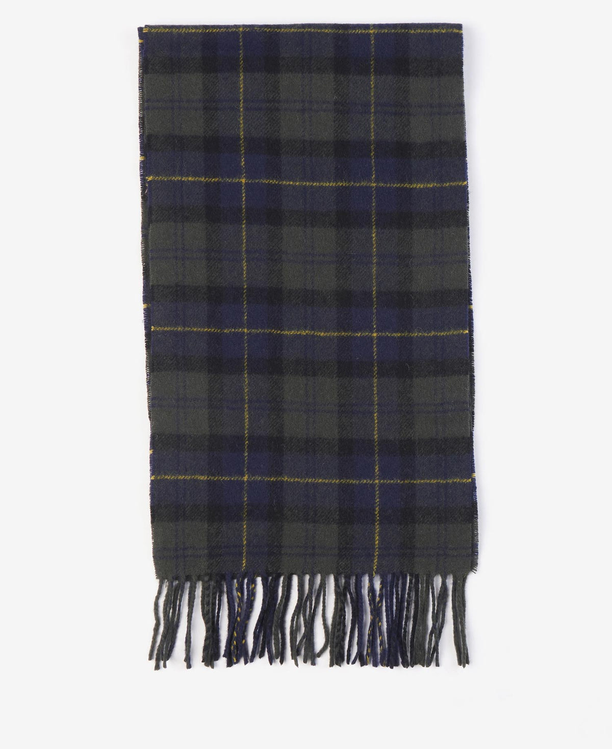 Barbour tartan Lambswool Scarf // OLIVE NIGHT TN28