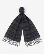 Barbour tartan Lambswool Scarf // OLIVE NIGHT TN28