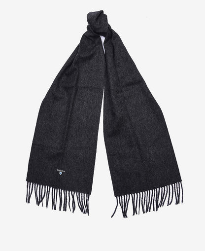 Barbour Plain Lambswool Scarf // CHARCOAL/GREY