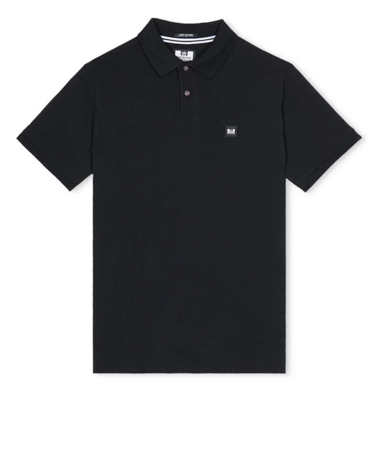 Weekend Offender Caneiros Polo Shirt  // BLACK