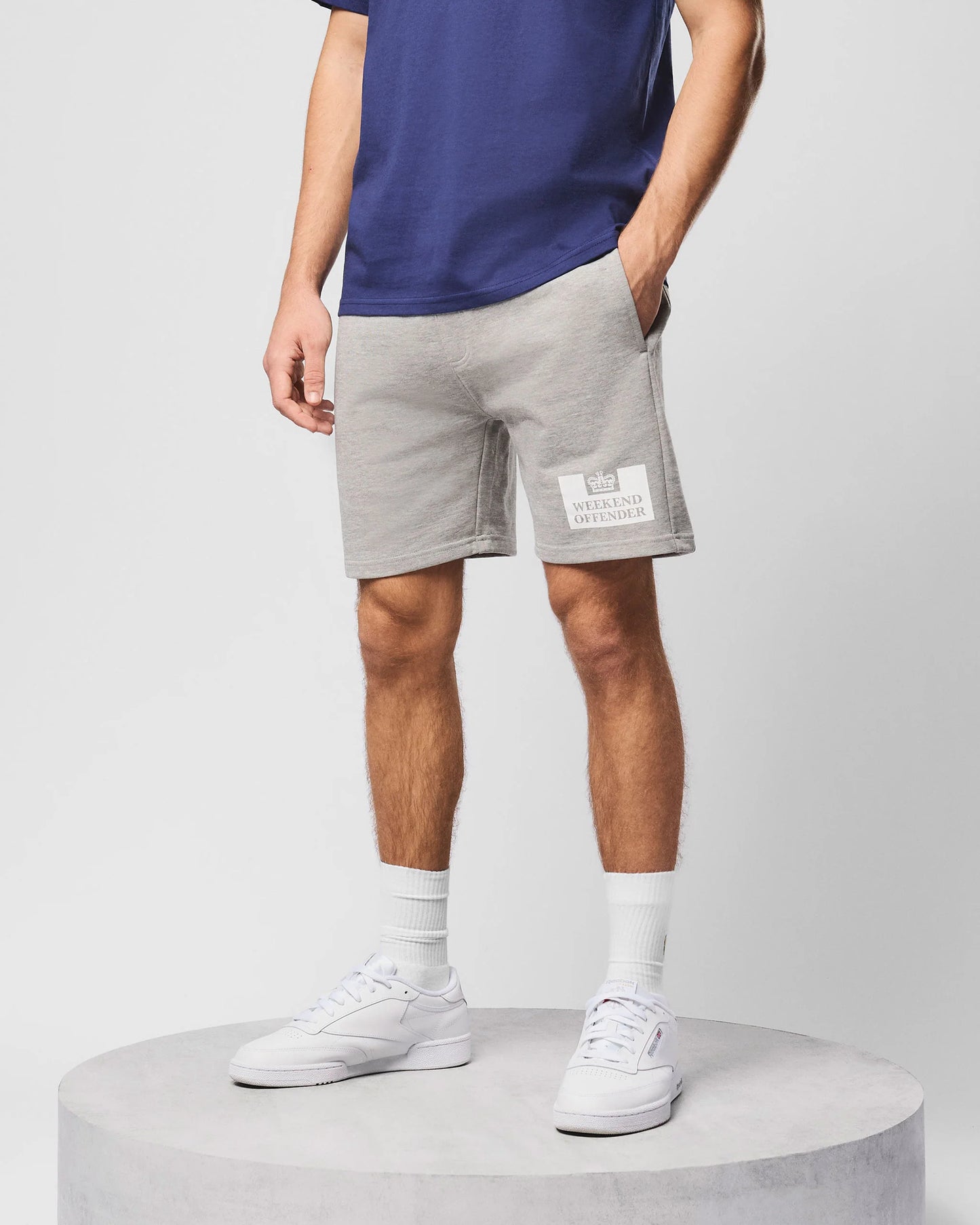 Weekend Offender Action Classic Shorts // GREY MARL
