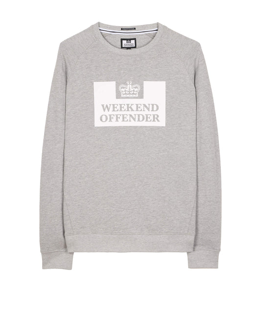 Weekend Offender Penitentiary Classic Sweatshirt // GRÅ MARL