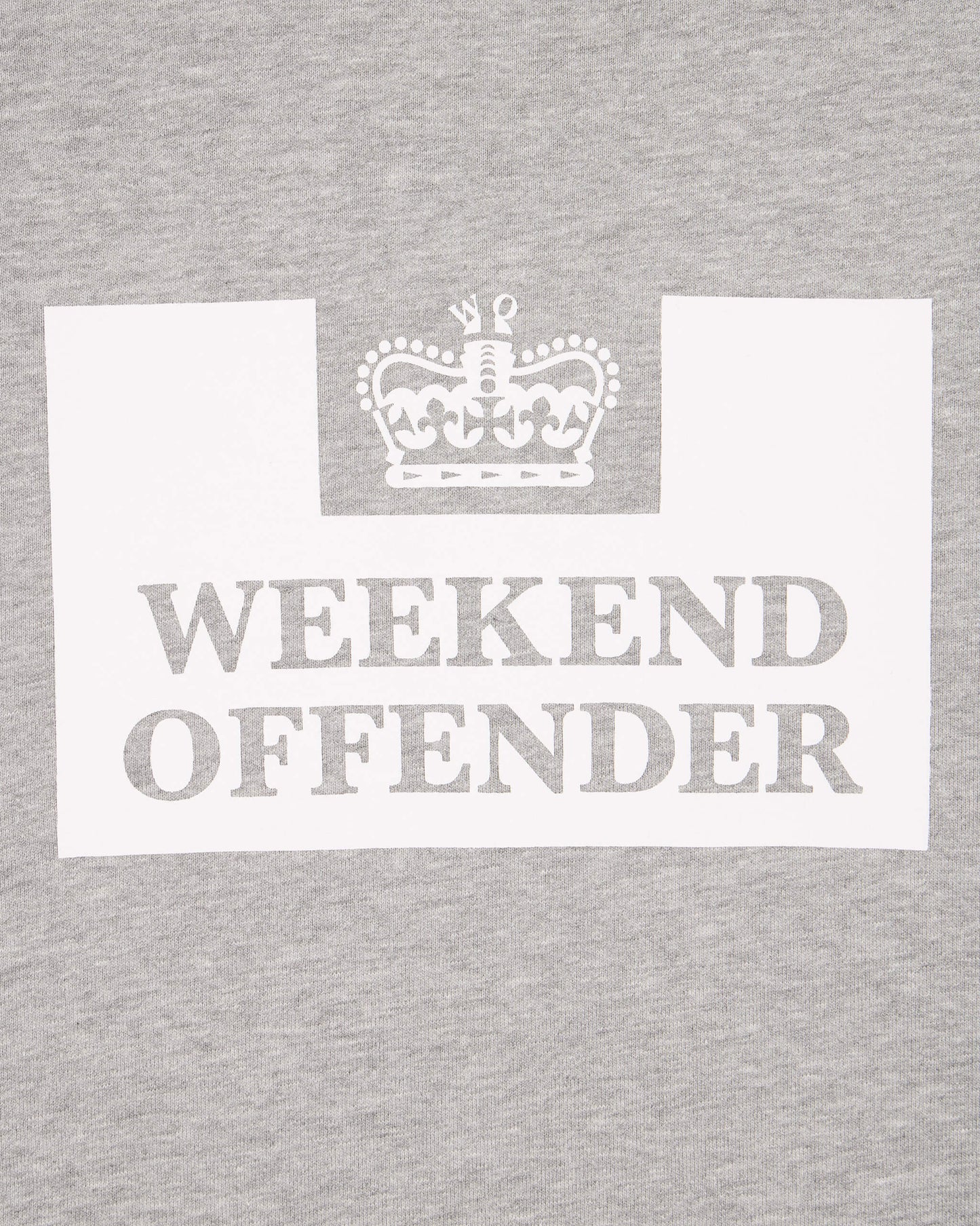 Weekend Offender Penitentiary Classic Sweatshirt // GREY MARL