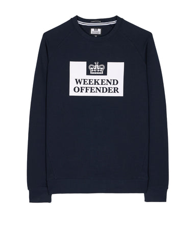 Weekend Offender Penitentiary Classic Sweatshirt // NAVY