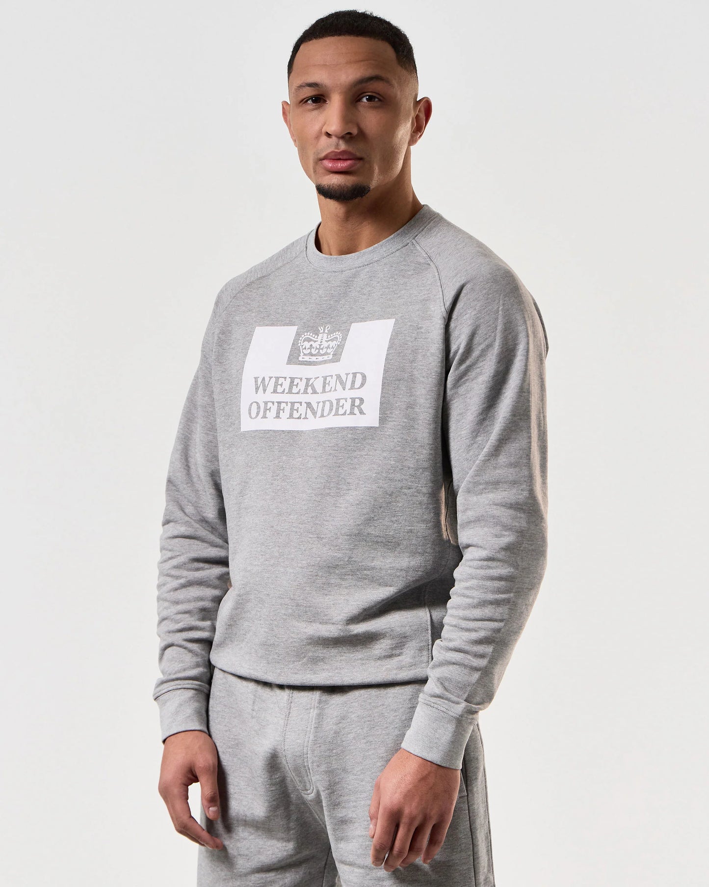 Weekend Offender Penitentiary Classic Sweatshirt // GRÅ MARL