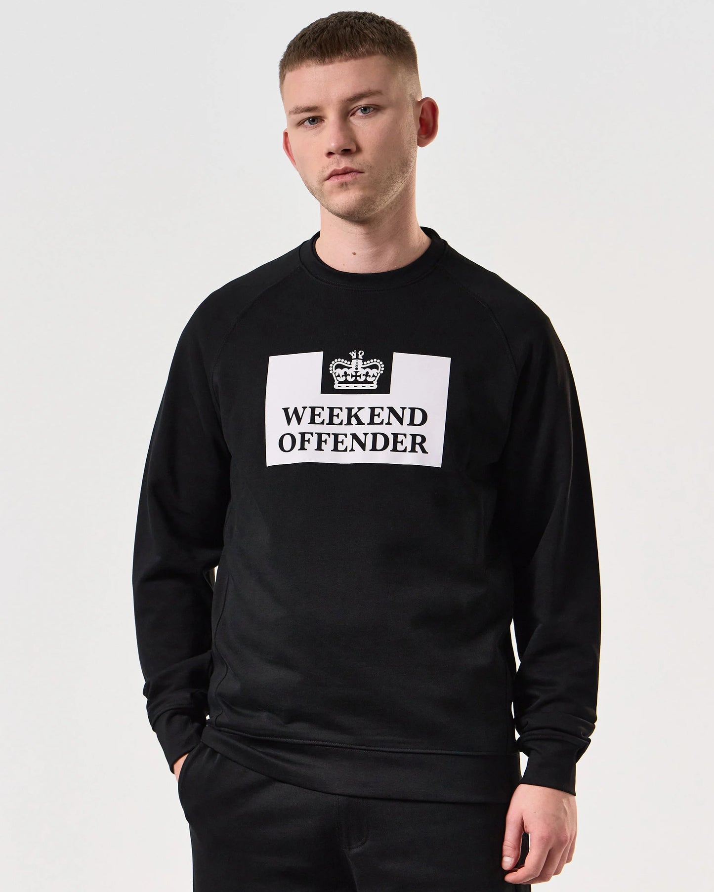 Weekend Offender Penitentiary Classic Sweatshirt // BLACK