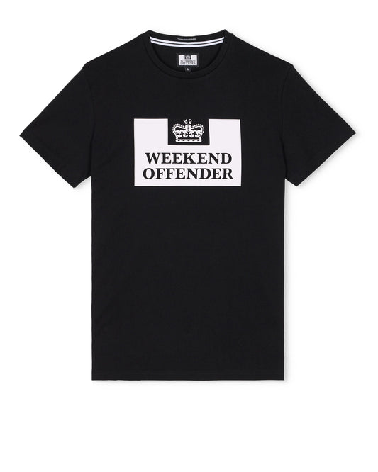 Weekend Offender Prison Classic T-Shirt // BLACK