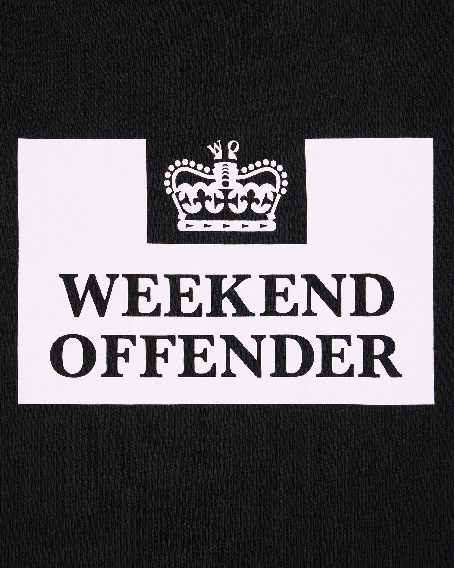 Weekend Offender Prison Classic T-Shirt // BLACK