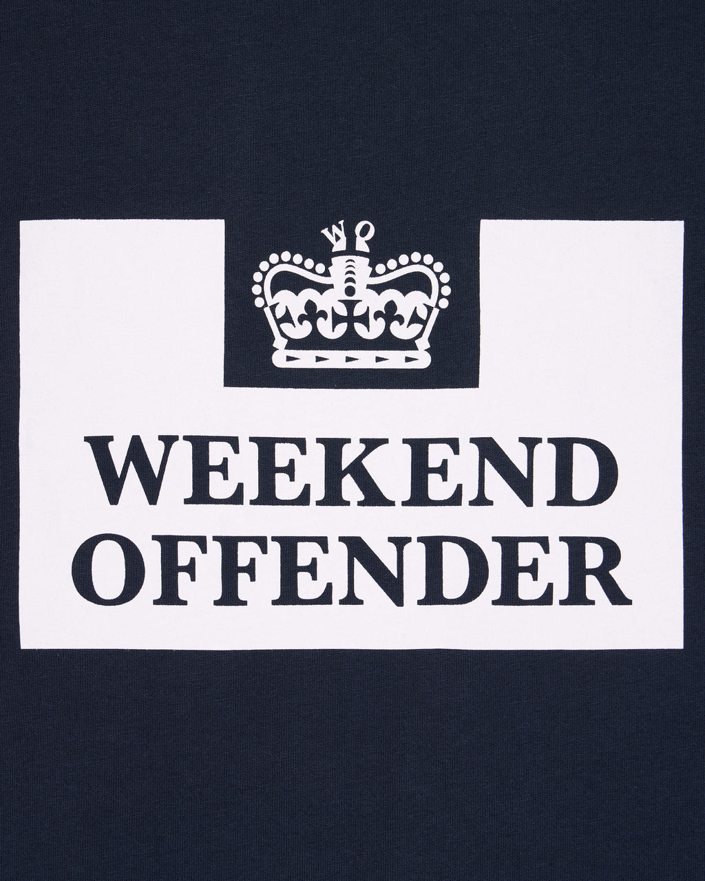 Weekend Offender Prison Classic T-Shirt // NAVY