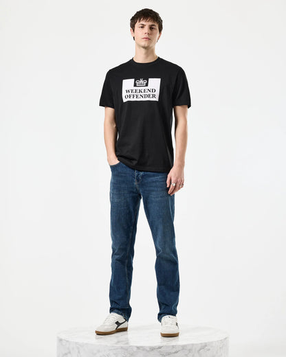Weekend Offender Prison Classic T-Shirt // BLACK