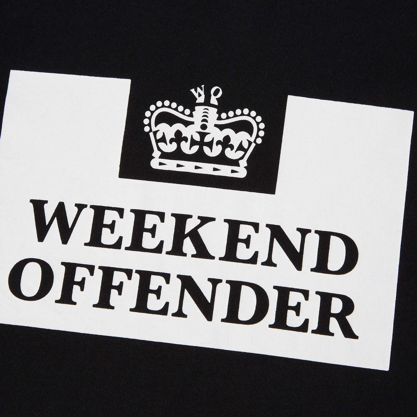 Weekend Offender Prison Classic T-Shirt // BLACK