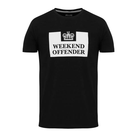 Weekend Offender Prison Classic T-Shirt // BLACK