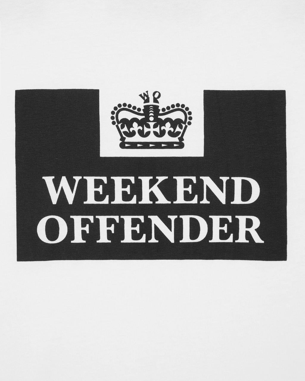Weekend Offender Prison Classic T-Shirt // WHITE