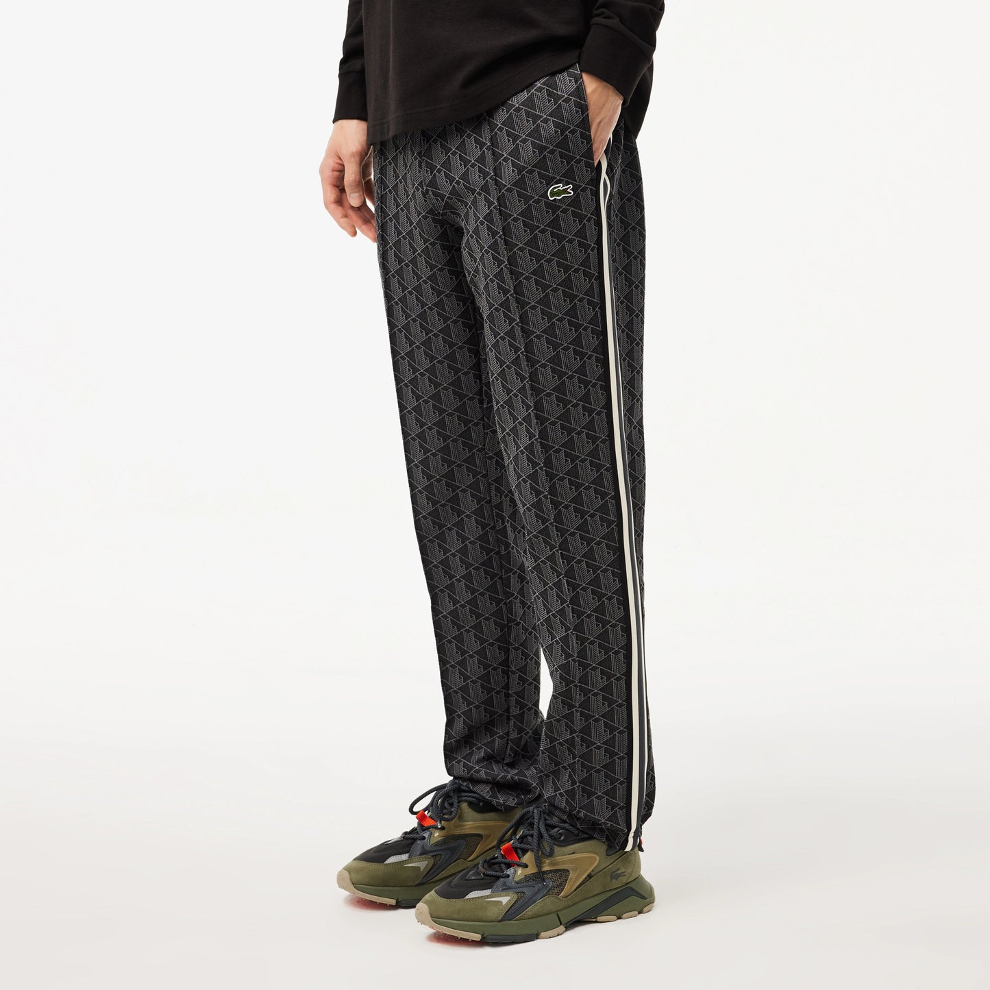 Lacoste Paris Monogram Sweatpants XH1440 // BLACK