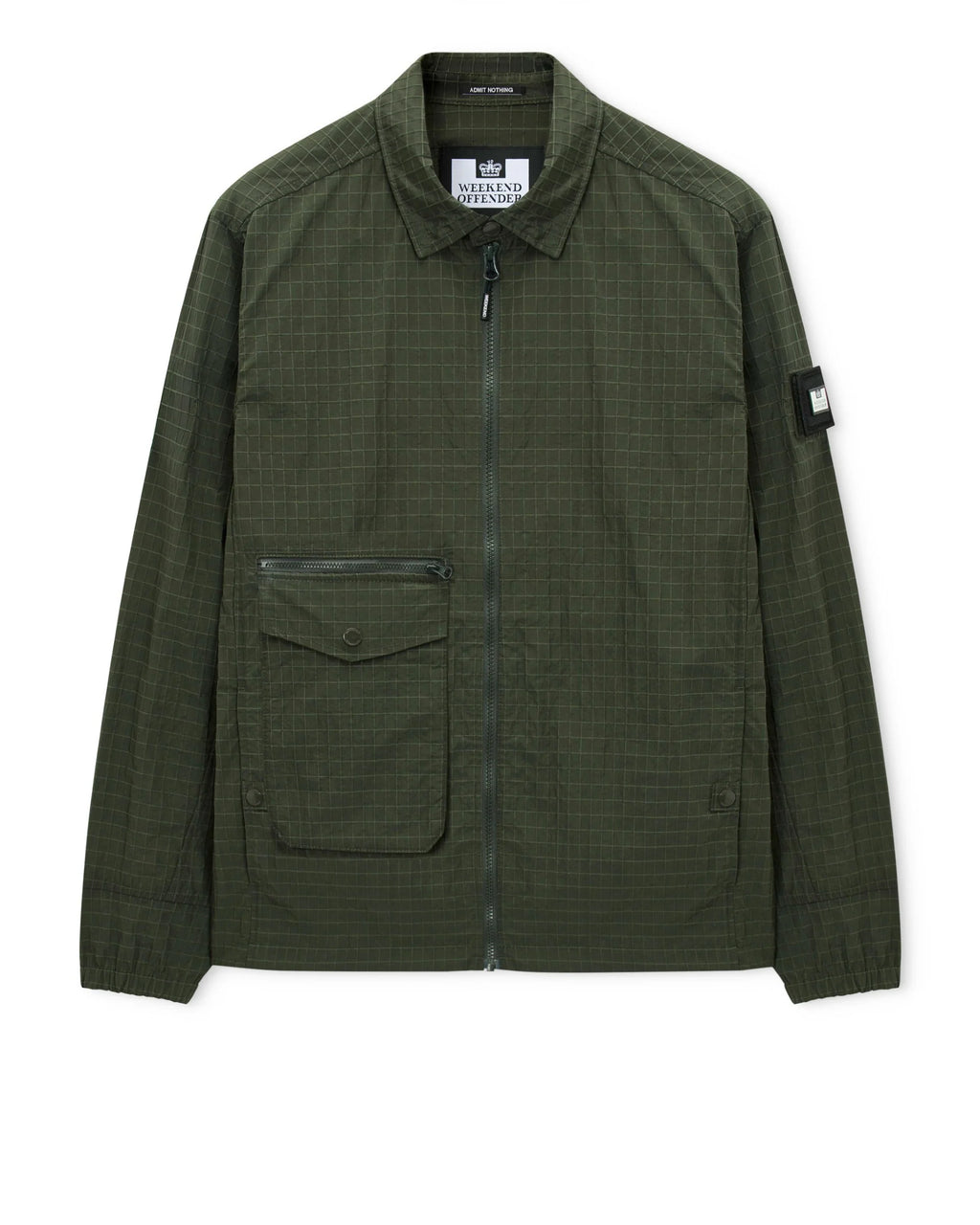Weekend Offender Vinnie Over-Shirt // BLACK FOREST GREEN
