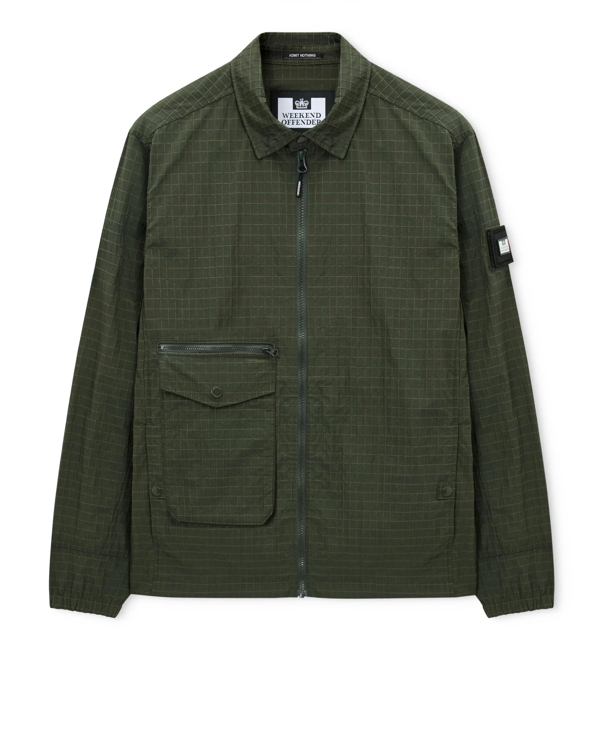 Weekend Offender Vinnie Over-Shirt // BLACK FOREST GREEN