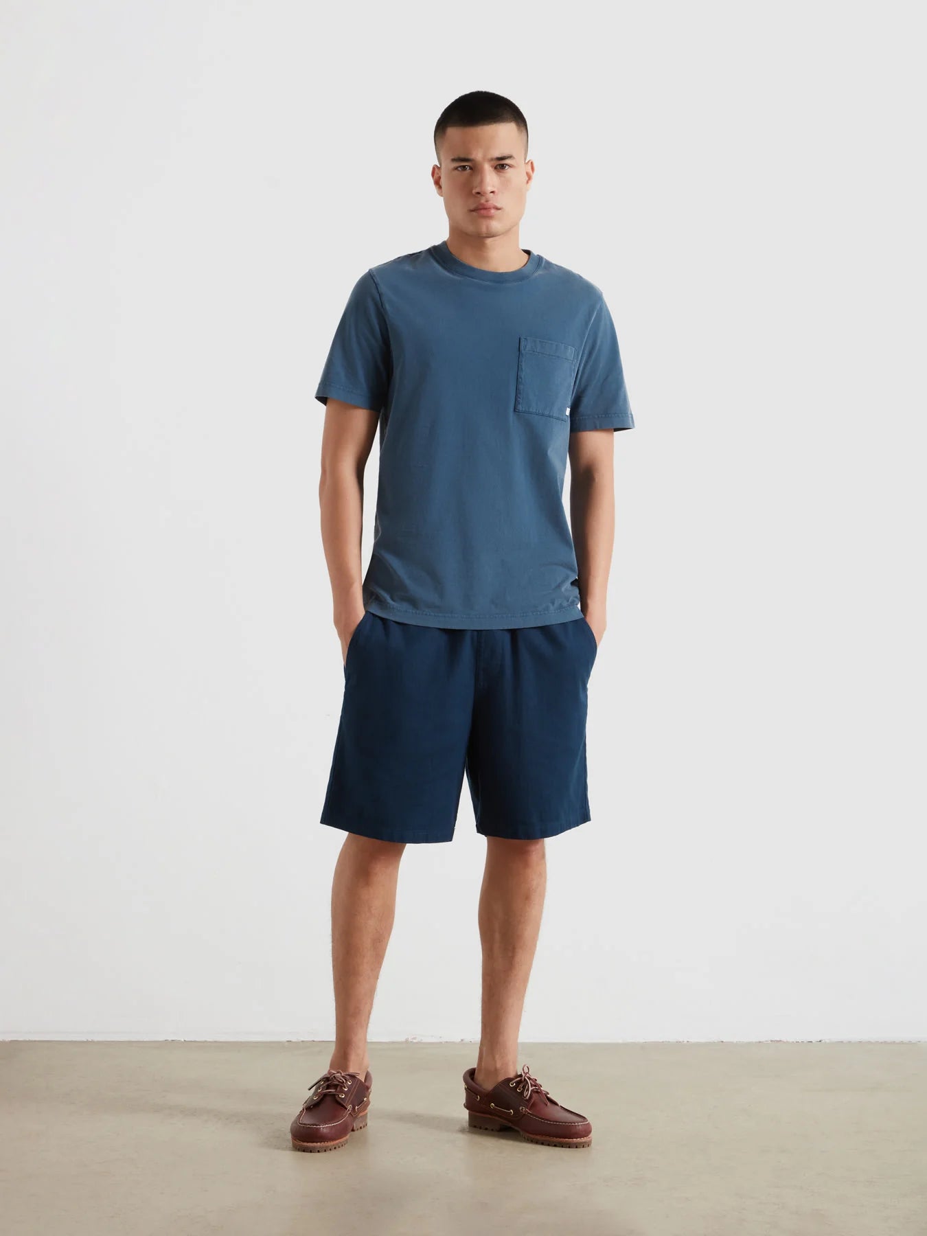 Farah Stacy Pocket T-Shirt // AEGAN BLUE