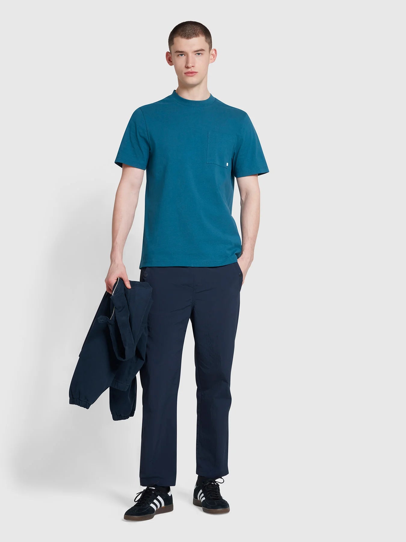 Farah Stacy Pocket Tee // CROFT GREEN