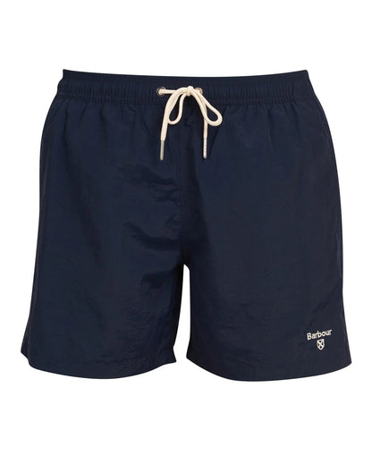 Barbour Logo 5 Swim Shorts // NAVY