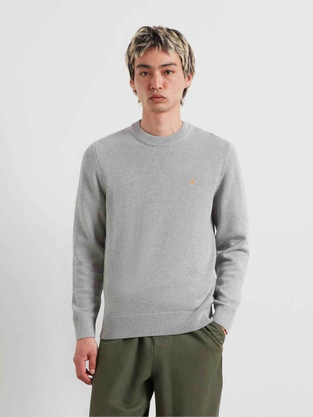 Farah Shepard Crew Sweater // GREY