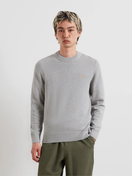 Farah Shepard Crew Sweater // GREY