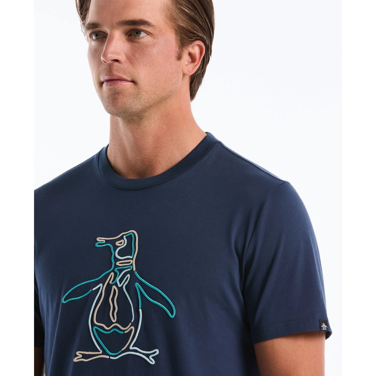 Penguin Outline Pete Graphic T-Shirt OPKF2559 // SARGASSO SEA
