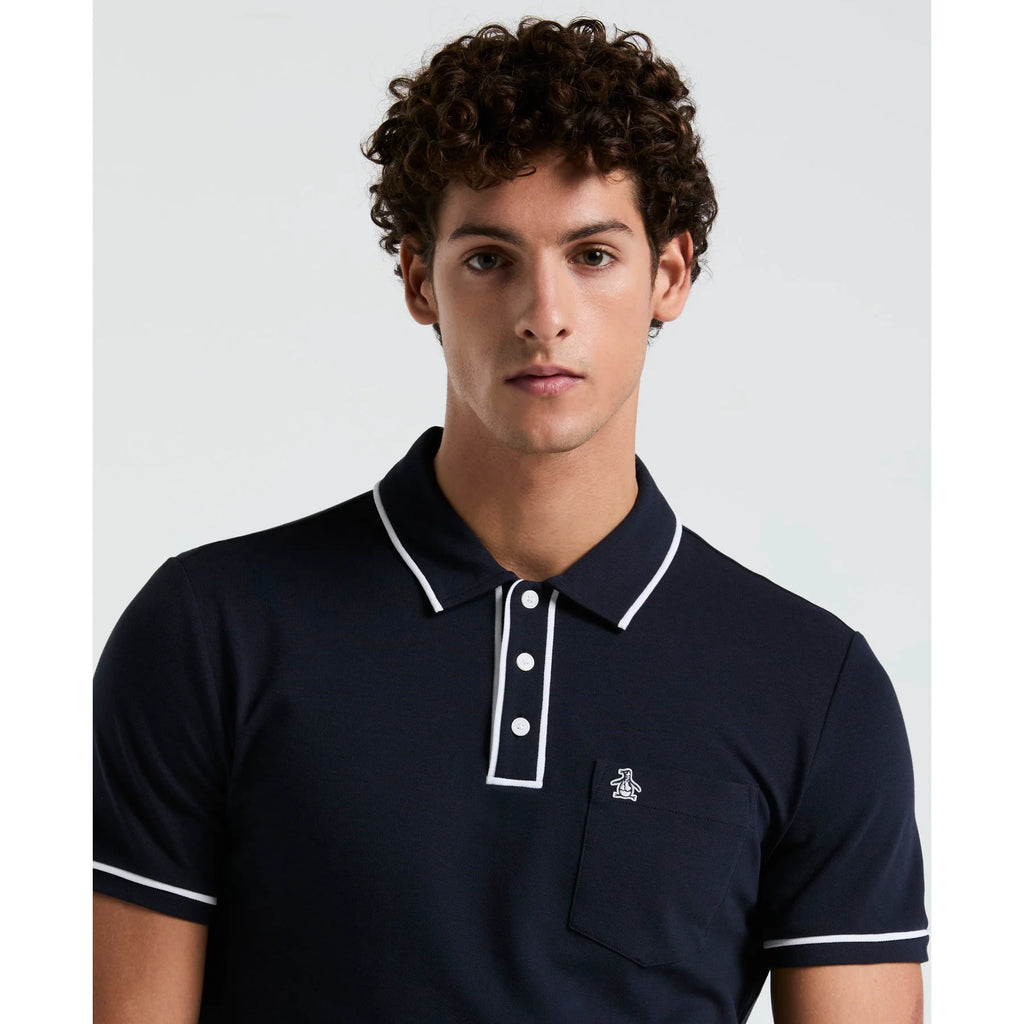 Penguin Earl Pique Polo OPKB0690 // DARK SAPPHIRE
