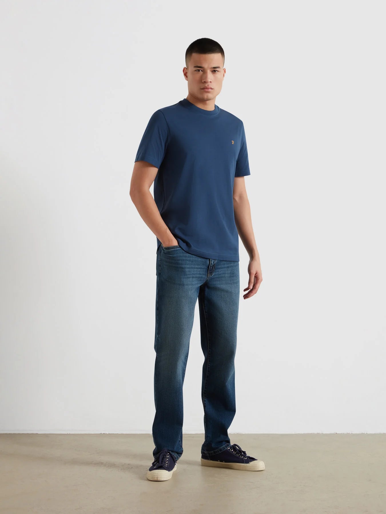 Farah Danny T-Shirt // AEGAN BLUE